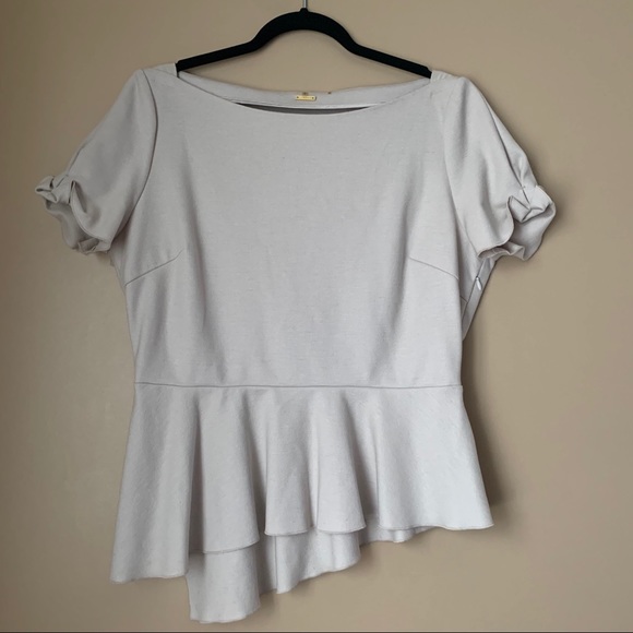 Elie Tahari | Gabby peplum top - Picture 2 of 9